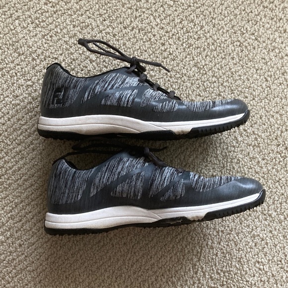 FootJoy Women’s Heathered Grey Sneakers Size 7.5 Tennis Shoes GUC - Picture 10 of 10